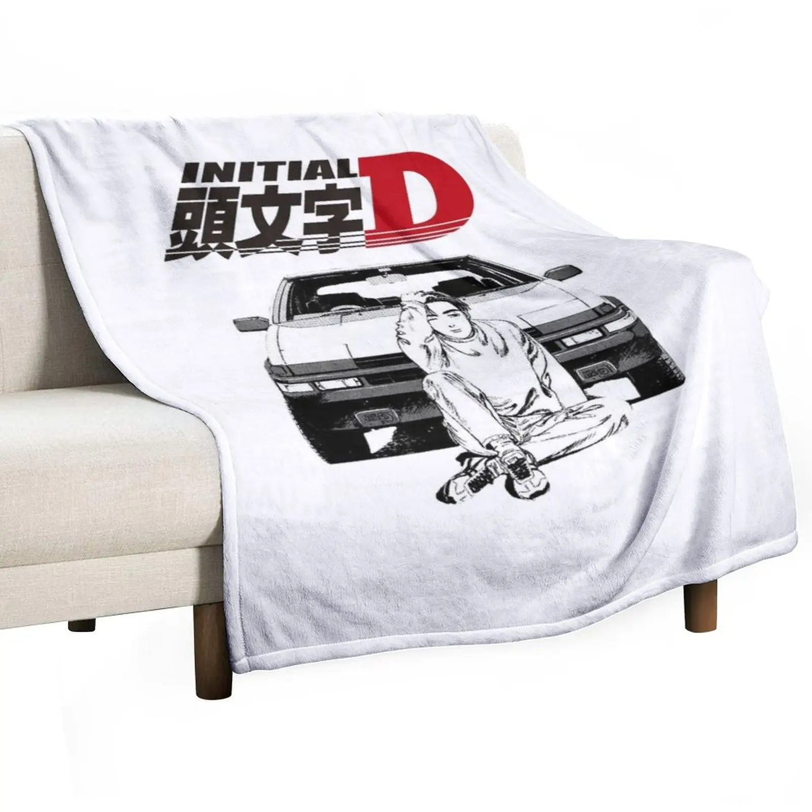 Initial D Throw Blanket Soft Big Soft Blankets