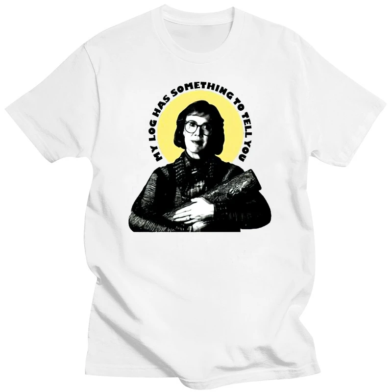 LOG LADY T-shirt. Inspired By The Cult TV Series Twin Peaks Graphic Retro Tops Tee Shirt