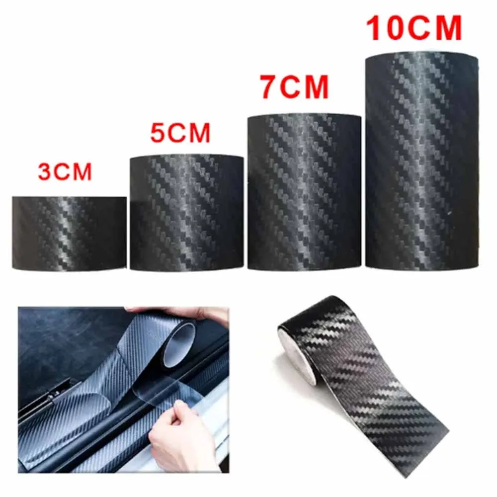 DIY Fahrrad Aufkleber Carbon Faser Aufkleber Für Fahrrad Auto Aufkleber Wasserdichte Tür Sill Anti Scratch Nano Protector Band Fahrräder – Detail 1