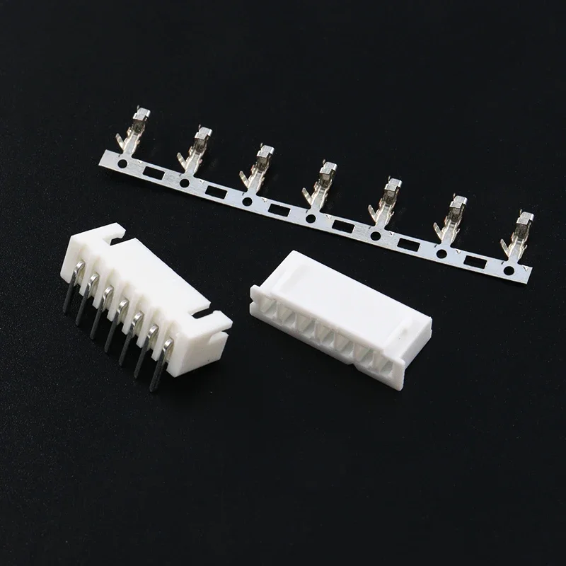 50set XH2.54MM 2p/3p/4p/5p/6p/7p/8p/9p/10p/12p Connector Straight Needle Housing Case Right Angle Material