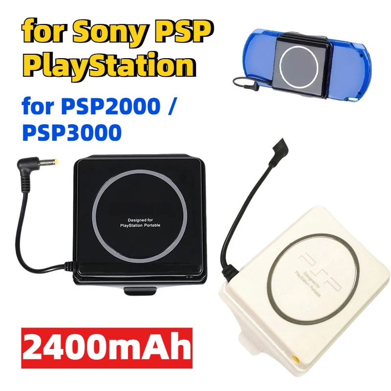 

Новый внешний аккумулятор 2400 мАч для игровых консолей Sony PlayStation PSP2000 PSP3000, портативное зарядное устройство (Power Bank)