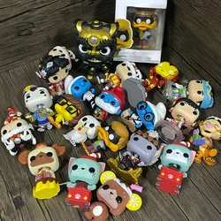 Marvel Iron Man Disney Tigger Daffy Duck Action Figures Cartoon Big Head Doll Desktop Decorations Collectible Toys Kids Gifts