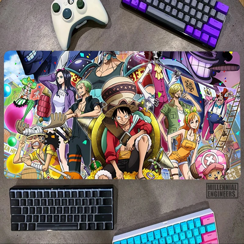 

O-One Anime P-Piece Mouse Pad Desk Mat Office Accessories Keyboard Mousepad Gamer Big Mousepepad Gaming Mats Extended Large Xxl