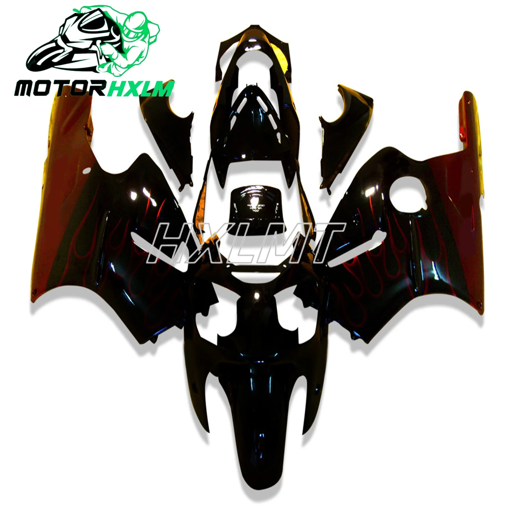 

New ABS Whole Motorcycle Fairings Kit fit for Kawasaki ZX12R 00 01 and ZZR1200 2000 2001 Bodywork full fairing kits black gree