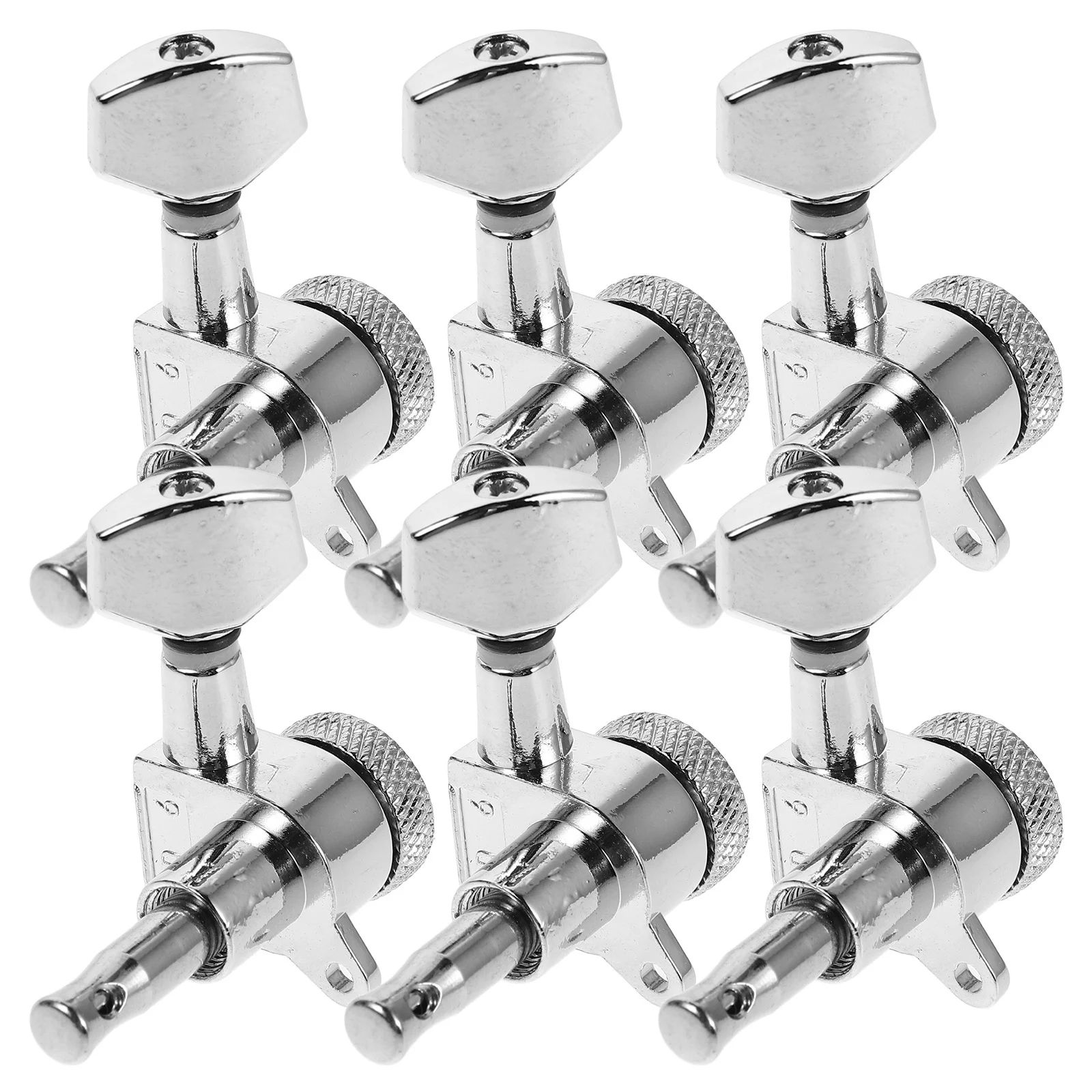 

6pcs Guitar Tuning Pegs Locking Tuners For Acoustic Electric Guitar Metal String Keys Stable Machine Head Replacement Accessory