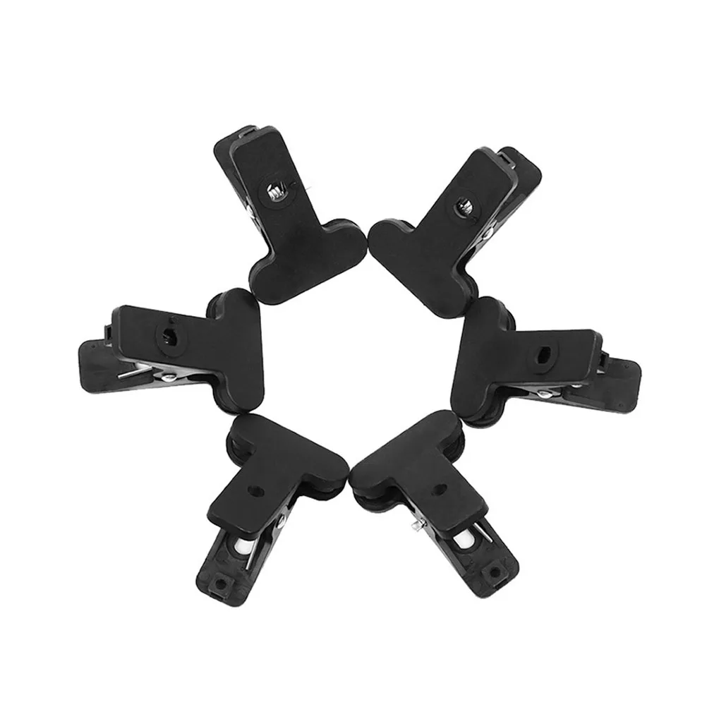 

6PCS Backdrop Spring Clamps Clip for Video Studio Muslin Canvas 6cm Opening Heavy Duty Photography Accessories