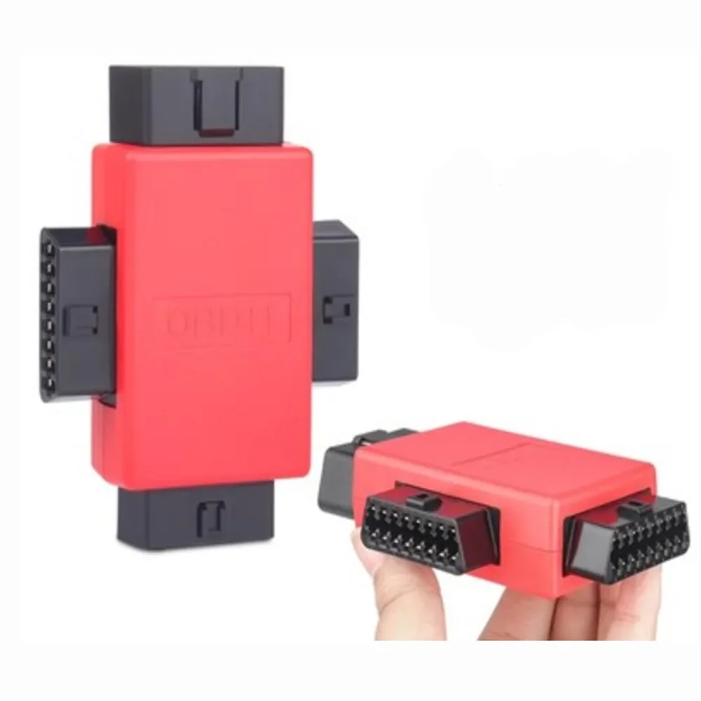 6 OBD2 OBDII Full 16 Pin Male To 3 Female 1 To 3 OBD Cable Splitter Converter Adapter for Diagnostic Extender Plug with 3 Switch