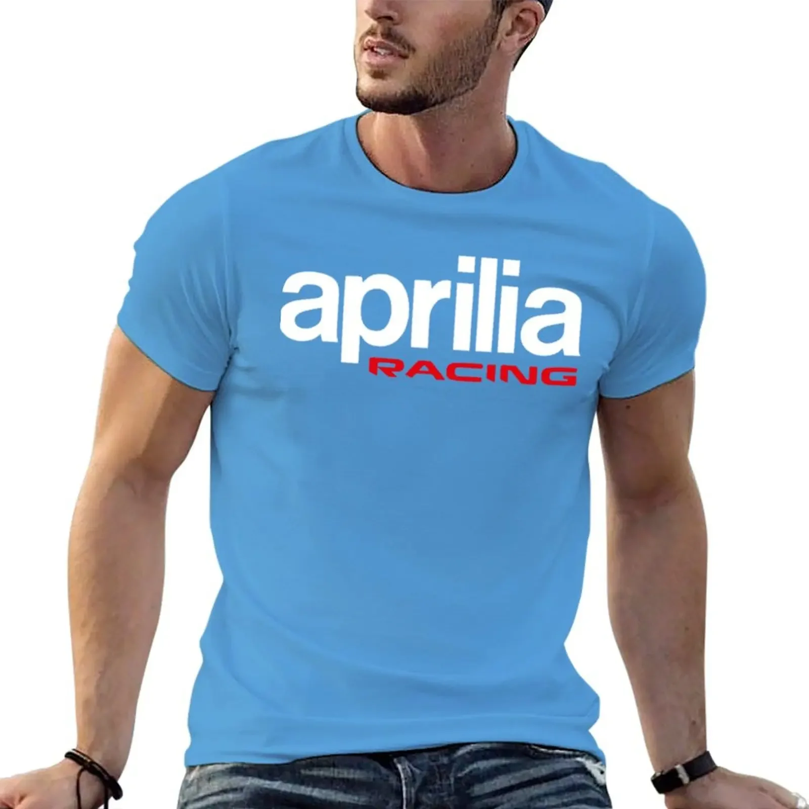 tops oversized sweat shirts, men Aprilia Racing Merchandise T-shirt oversized t shirt  graphic t shirts  men clothing harajuku