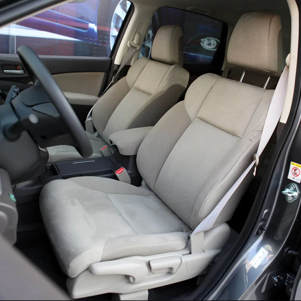 

Car Seat Covers For Honda CRV CR-V IV 2012 2013 2014 2015 2016 Nappa Leather Custom Full Set Interior Protector Accessories