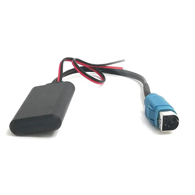 1ks auto Bluetooth 5.0 bezdrátový muzika adaptér pro alpský rádio AUX kabel adaptér KCE-236B CDE9885 9887 na smartphone