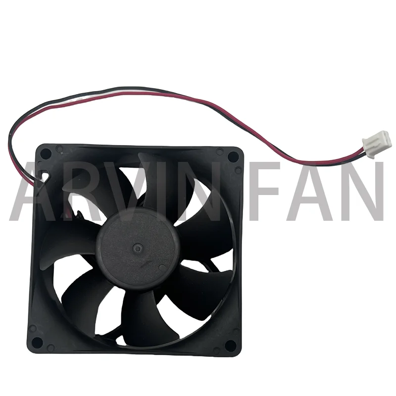 RDV8025B1 ventilador de refrigeración de alto volumen para fuente de alimentación, 8cm, 80mm, 80x80x25mm, 12V, 0.80A, 2 cables, 2 pines, bolas dobles