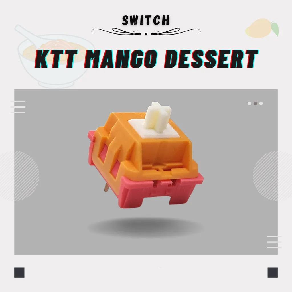 KTT Mango Dessert Linear Switches Switch for Mechanical or Gaming Keyboards Linear Switch