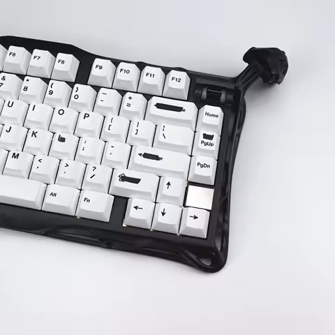 KBDiy Keyboard Key Caps PBT GMK Redacted Keycaps Custom DIY Cherry Profile for MX Switches Mechanical Keyboards 75% GMK67 K500