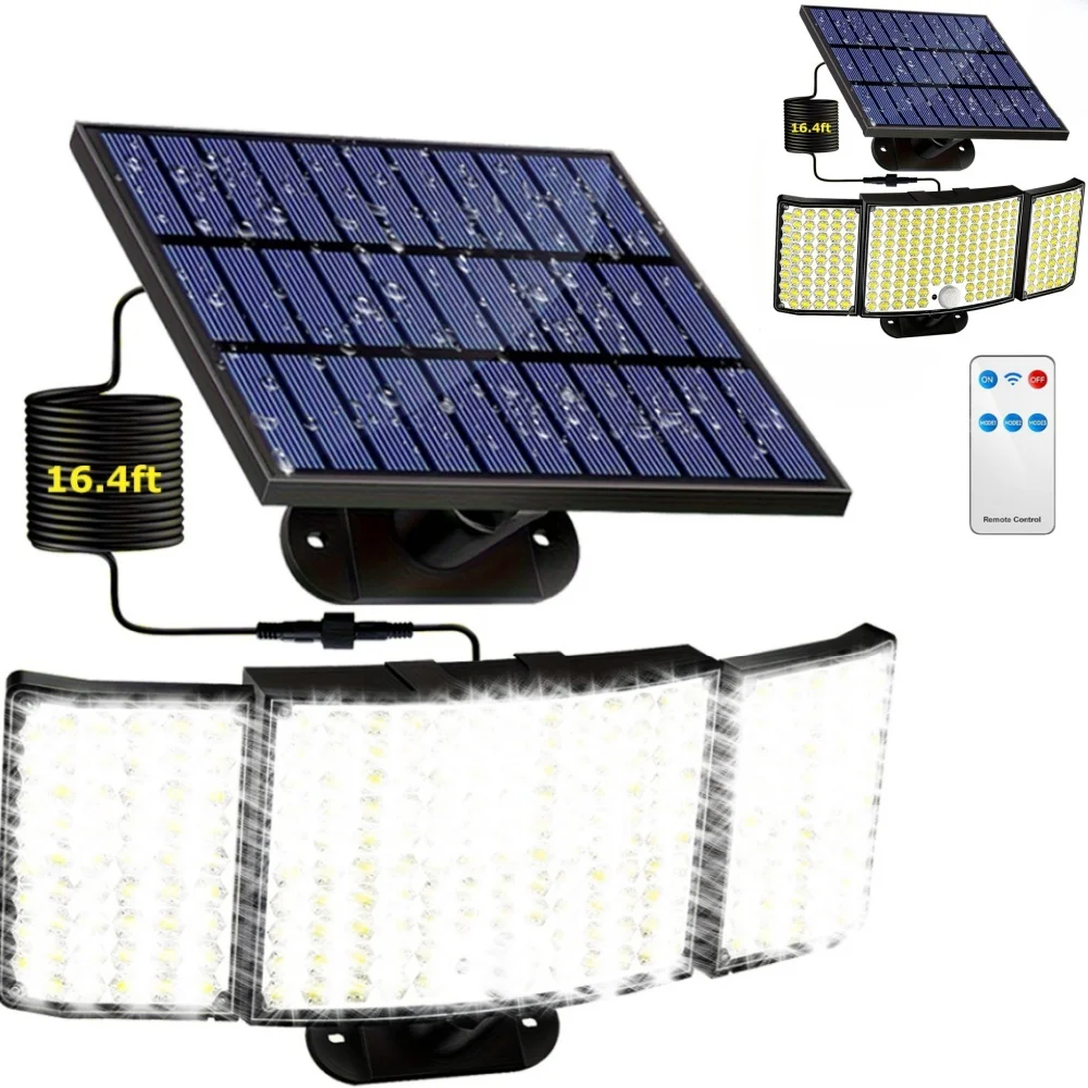 234 LED Split Solar Motion Sensor Outdoor Lights,Solar Flood Lights, Waterproof Outside Solar Powered Security Spot Lights