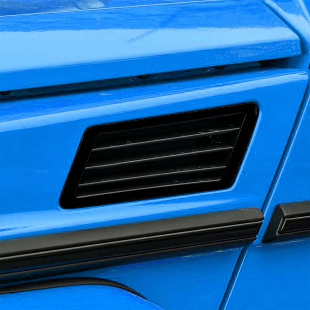For Mercedes-Benz G-Class W463 2004-2018 Piano Black Engine Hood Side Air Vent Outlet Panel Cover Trim Car Accessories Sticker