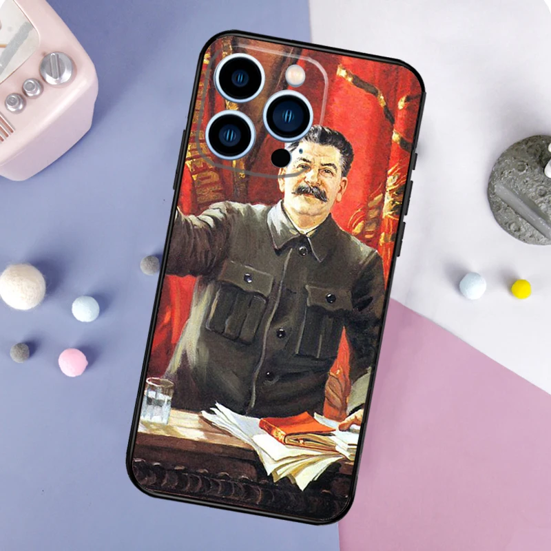 حافظة هاتف ستالين لزعيم الاتحاد السوفياتي لهاتف آيفون 17 برو ماكس فوندا لهاتف آيفون 17 اير 17 برو #3