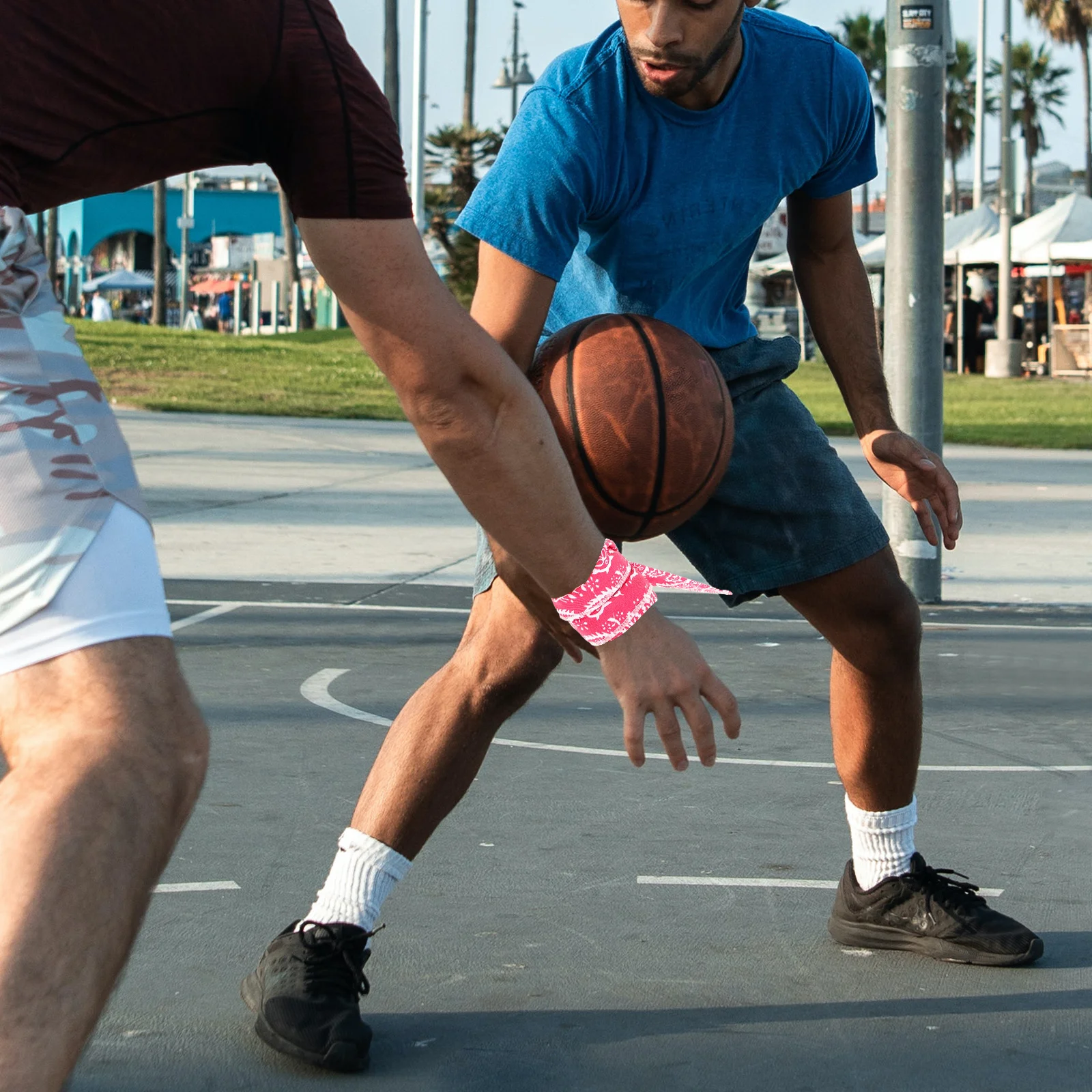 

6Pcs Cool Neck Scarf for Outdoor Sports Reusable Cooling Bandana for Biking Jogging Working Out in High Temperature