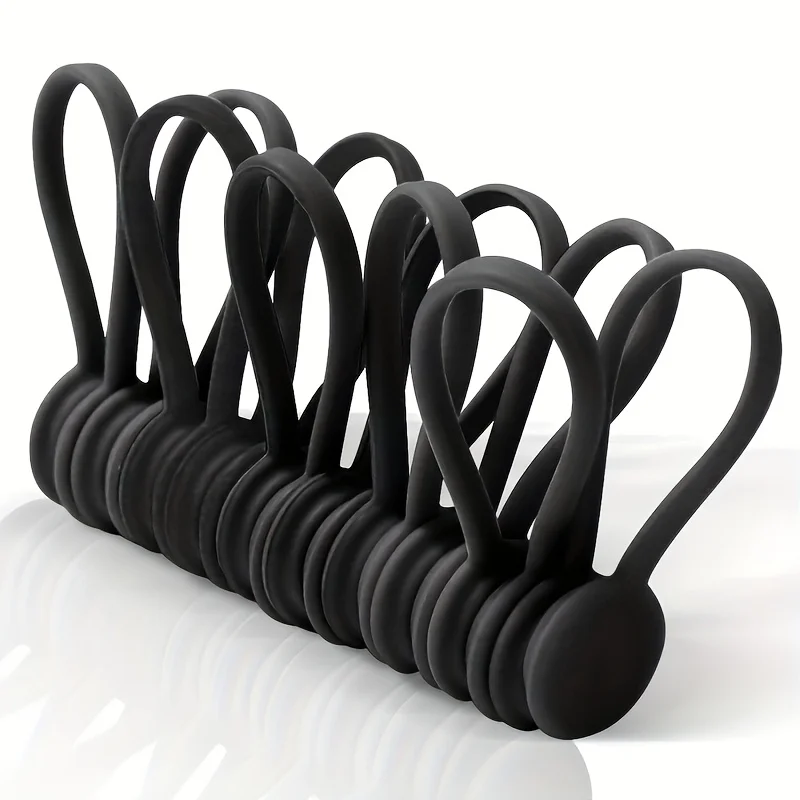 

1pc-Reusable Magnetic Cable Ties, Cord Organizer, Silicone Magnetic Cord Ties for Bundling Stuff, Book Marker Fridge Magnets