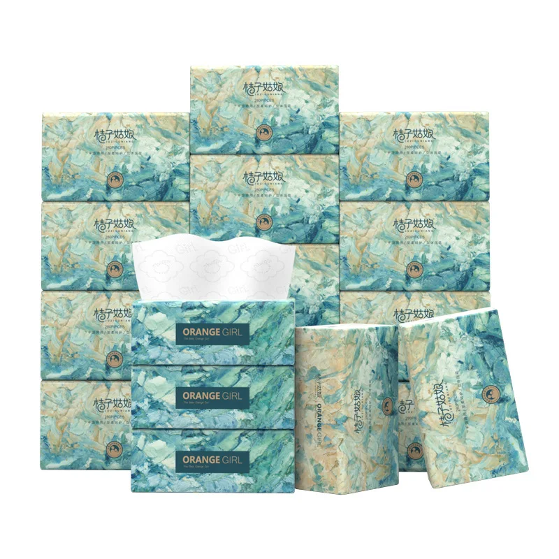 12 Packs, 1 Carton; Household Toilet Paper; Medium Pack Toilet Paper; Kleenex; Napkin; 1 Pack With 280 Draws