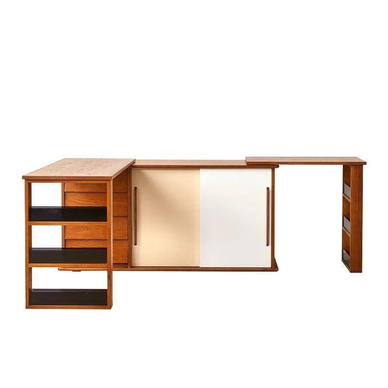 Retro solid wood dresser chest cabinet integrated medium and ancient style bedside cabinet y