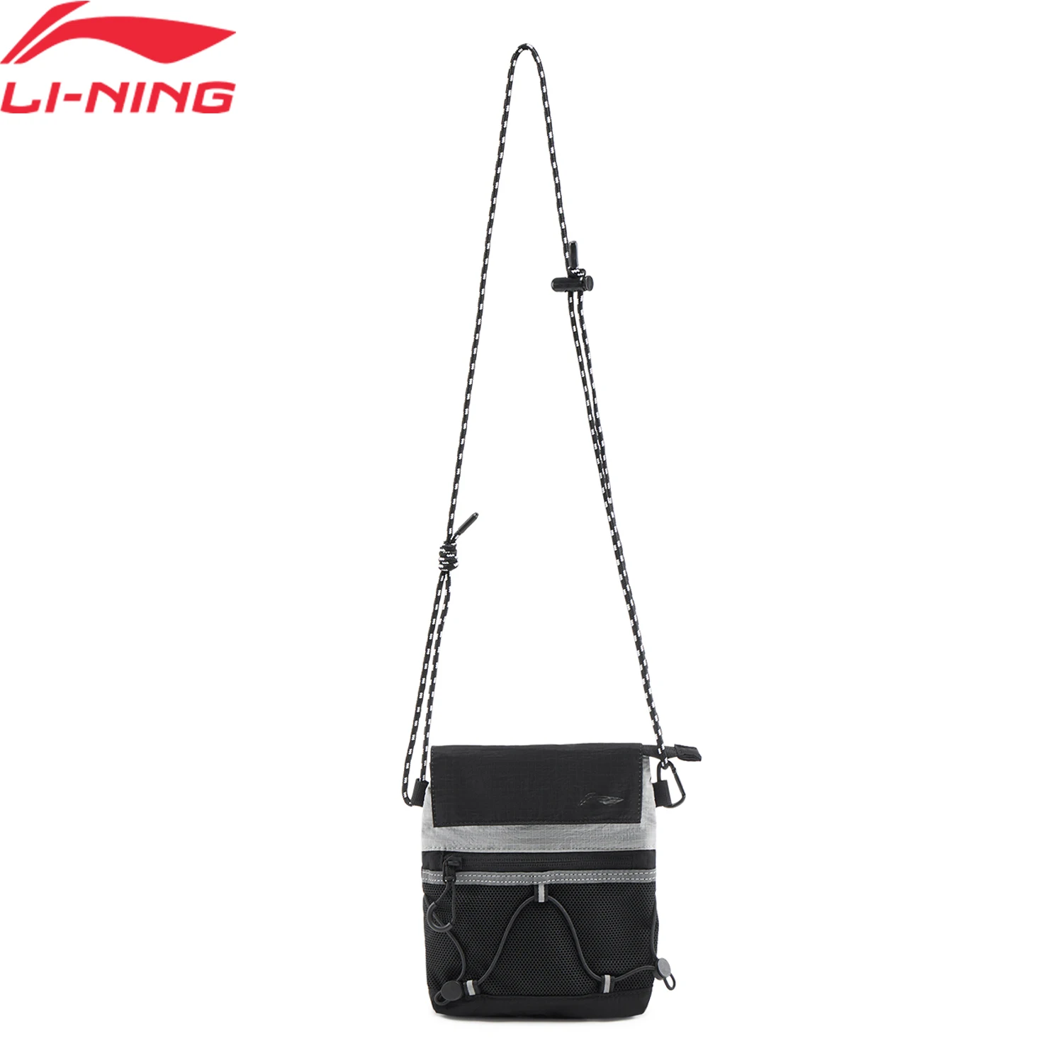 Li-Ning Unisex Running Messenger Bag 160*50*210mm Polyamide Adjustable Strap LiNing Men Women Sports Bags ABDV221
