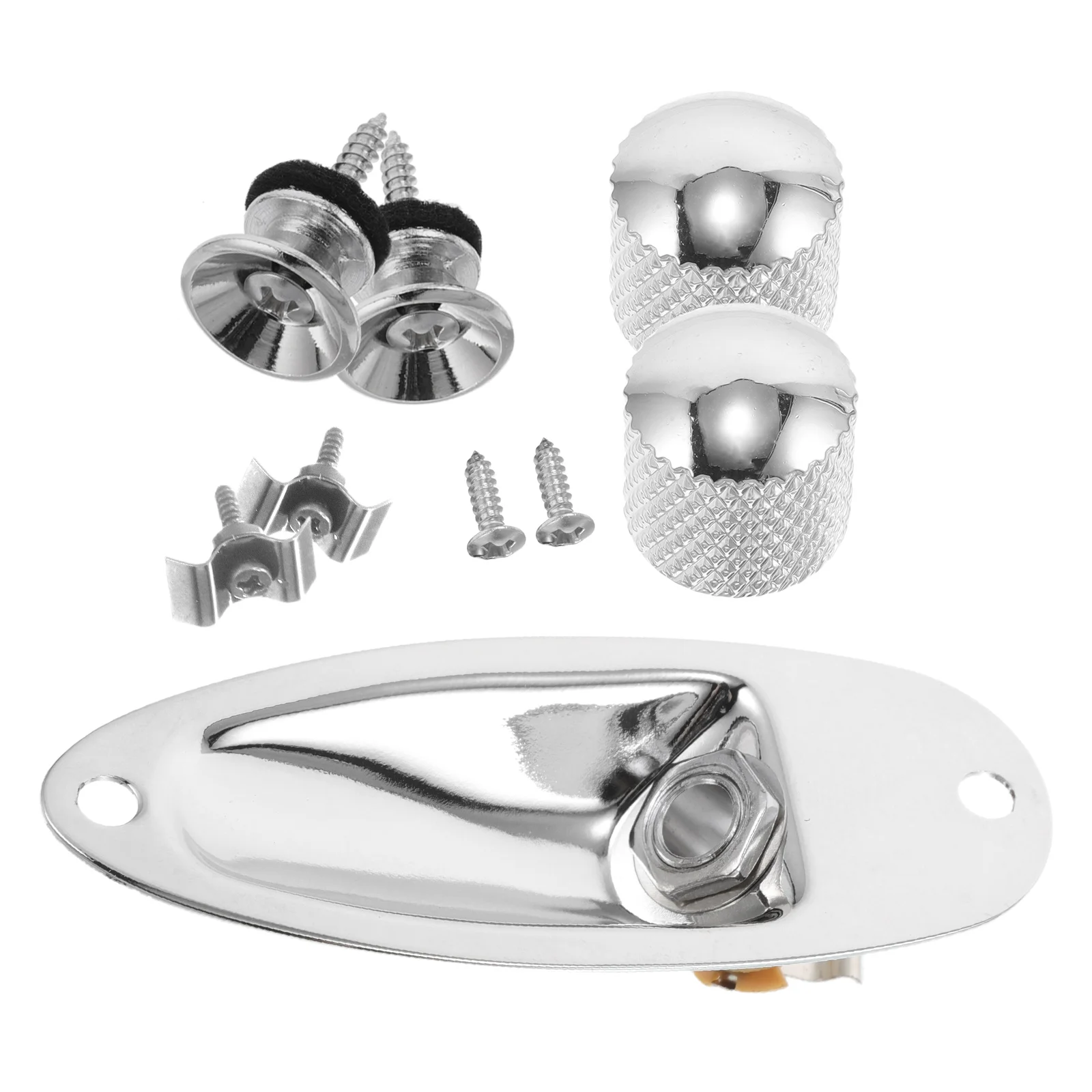 

Guitar Accessories Electric Jack Metal Buttons Strap Locks Endpin