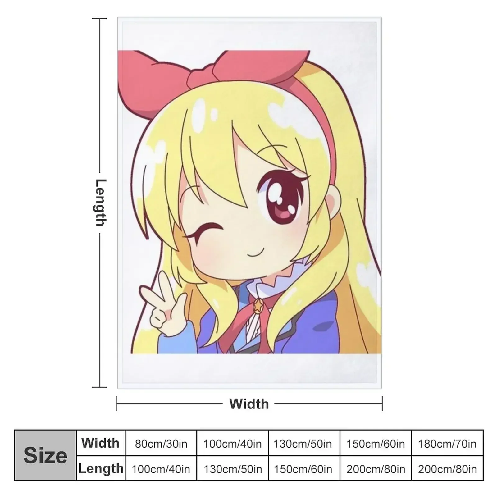 Ichigo Hoshimiya Throw Blanket Giant Sofa Softest Multi-Purpose warm for winter Blankets