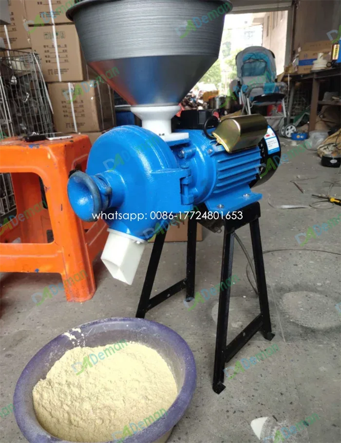 home use Maize Corn grits flour mill mung bean cereal rice powder grinder pepper spice herb power grinding machine