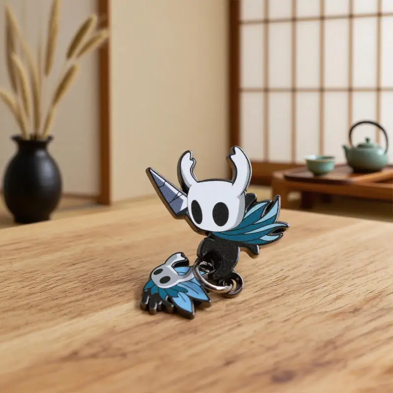 شارة عصرية بتصميم إبداعي من الفارس المجوف يرتدي أبازيم بروش شخصيات لعبة كرتونية لعبة محيطية هدية لصديق #2