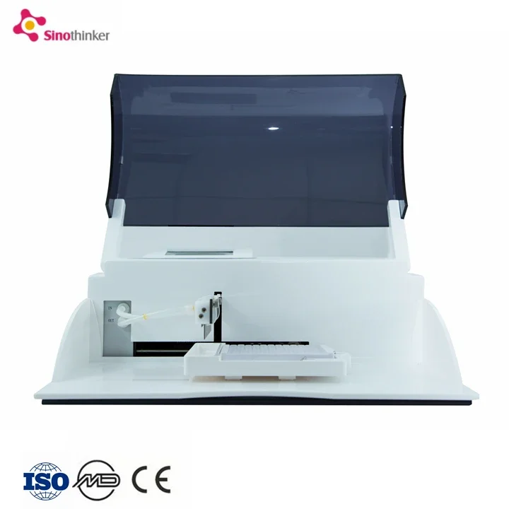 SK2000 Low Cost but High Performance Elisa Microplate Reader Washer Immunoassay System Free Spare Parts 8- and 12-well Strips