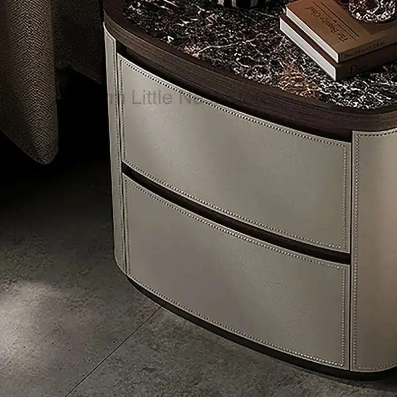 

Modern Luxury Bedside Table Nordic Trendy Beauty Quality Nightstand Table European Storage Mesitas De Noche Bedroom Furniture