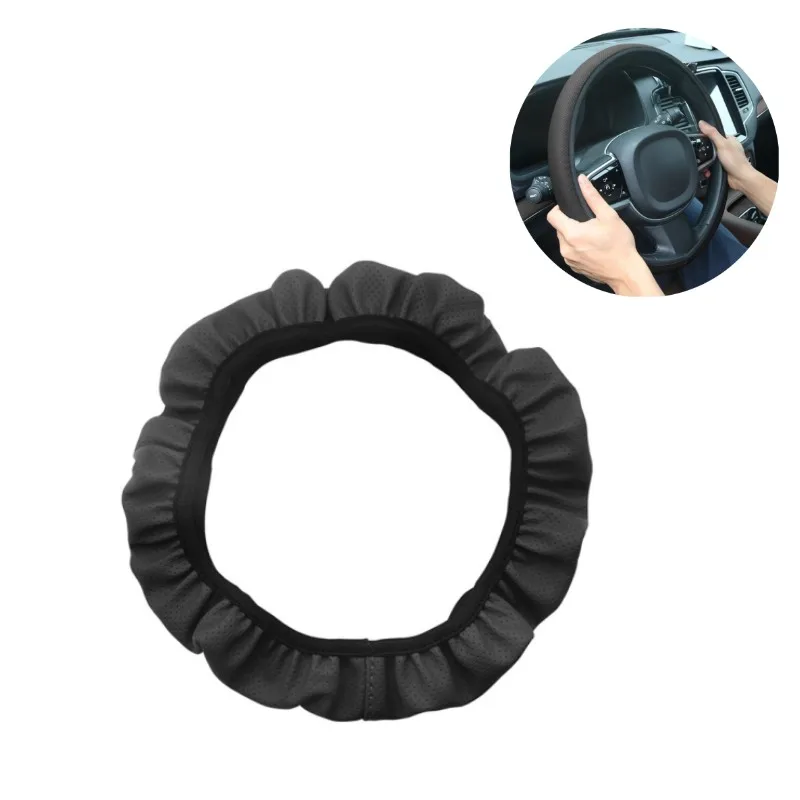 

Foldable Lightweight Skidproof Anti-Slip Steering Wheel Cover For Audi sline A4 B7 B8 B9 A3 8P 8V 8L A5 TT C6 C5 C7 4F Q5 A7 A8