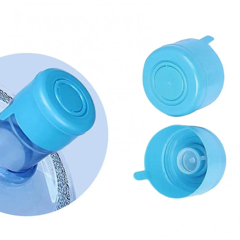 Plastic Reusable 5Pcs 3/5 Gallon Barrelled Water Thicken Snap-on Replacement Cap 18.9L Water Cup Accessories