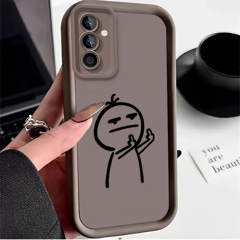 Stickman Phone Case For Samsung Galaxy S25 S24 S23 S22 S21 Ultra 24 FE Plus A15 A35 A50 A51 A54 A55 Shock Protection Cover - náhled 4