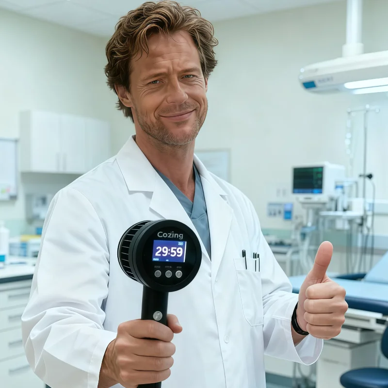 

Medical 1295mW Pet Laser Therapy Device 808nm19 650nm6 Portable for Dog Arthritis Treatment and Care