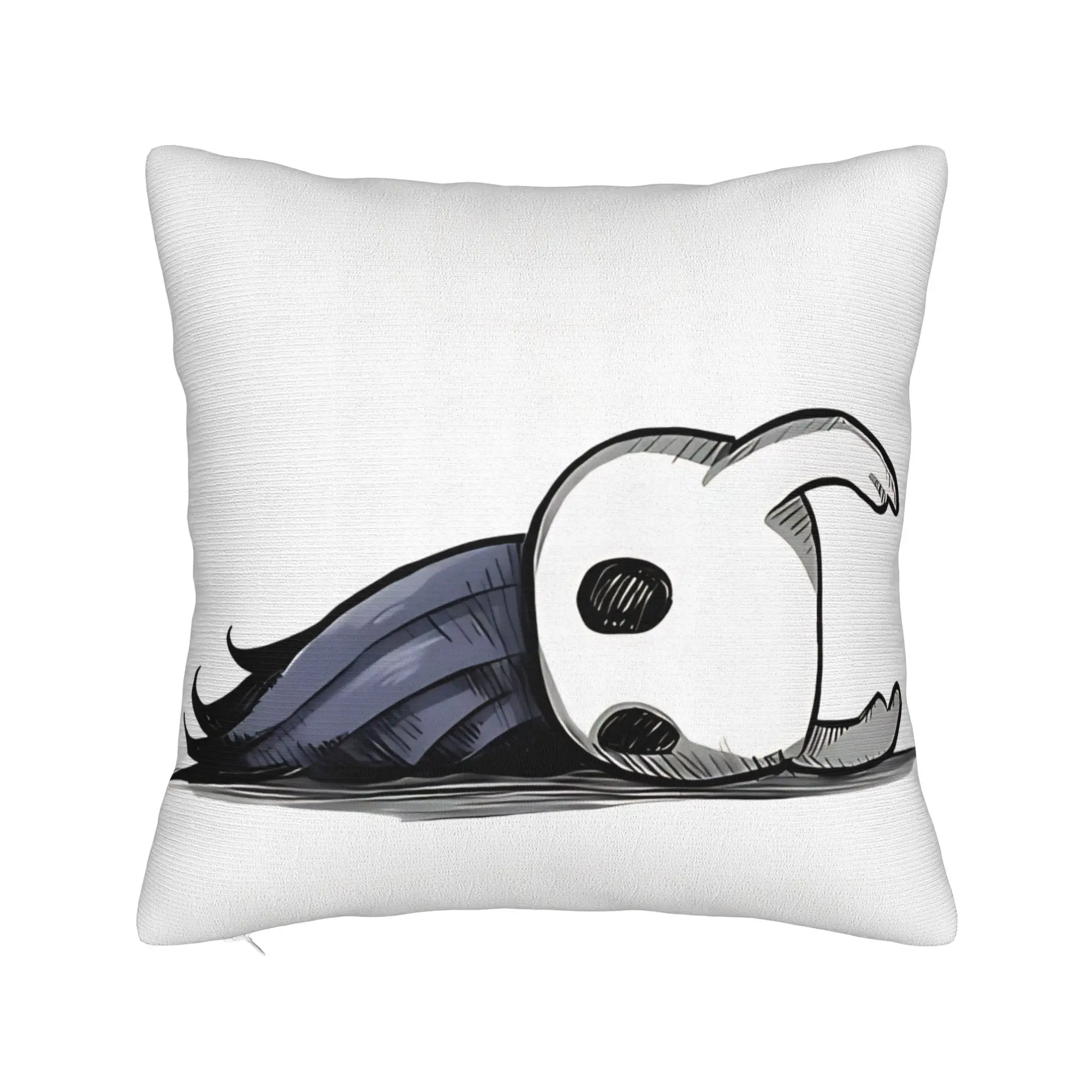 Hollow Knight Not Today Pillow Cover  Retro Trendy Pillow Case For Couch Sofa Bedroom Comfy Pillowcases Birthday Gift