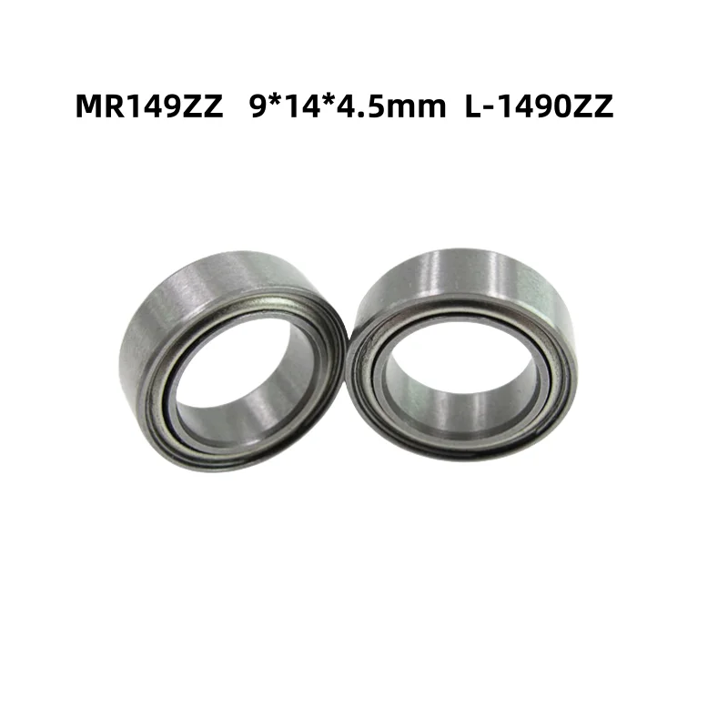 

100pcs Miniature bearing MR149ZZ L-1490ZZ 9*14*4.5mm Deep Groove Ball Bearings MR149 ZZ 9x14x4.5 mm shielded Mini MR149Z 679ZZ