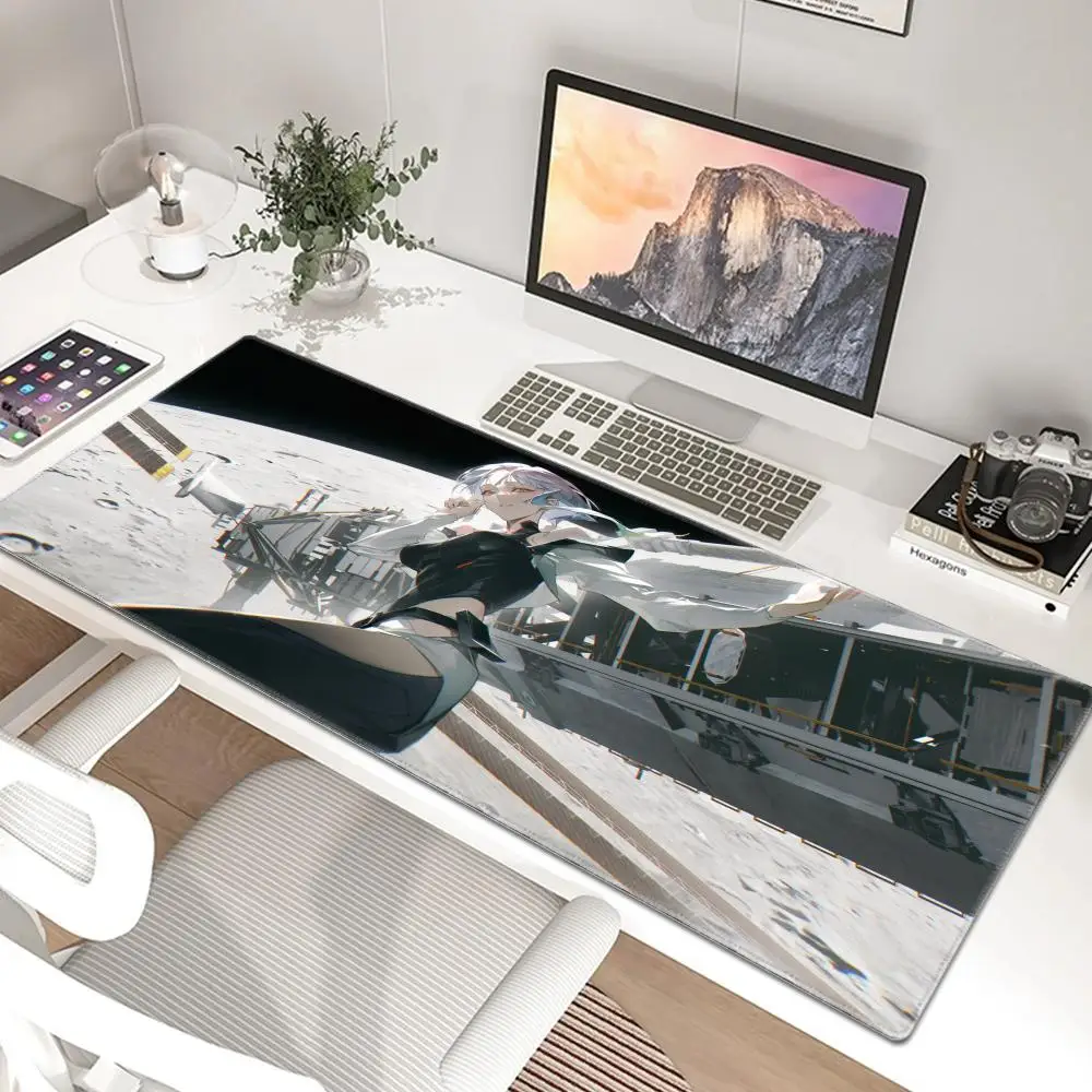 C_cyberpunk E_edgerunners Mousepad HD Printing Computer Gamers Locking Edge Non-slip Desk Mat XXL90x40cm PC Keyboard Pad