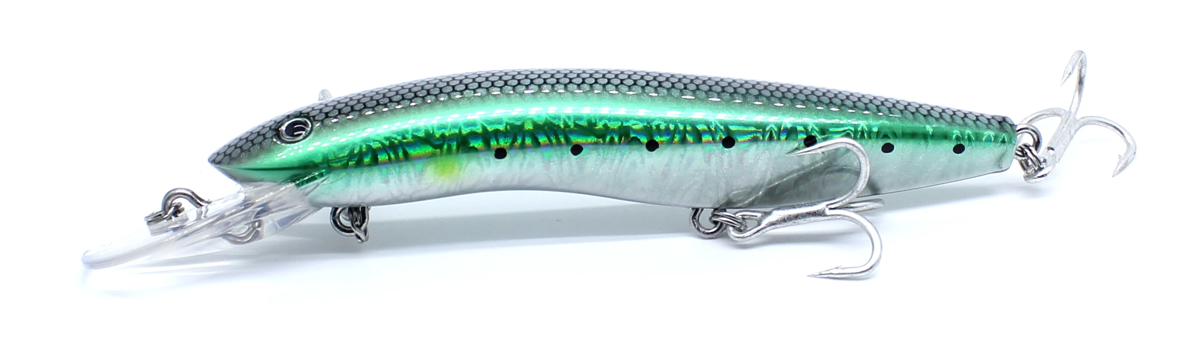 AOCLU Schwimm Minnow 125mm 26g Harten Köder Jerkbait Rassel 1PC Draht Für Tiefe Meer Boot Felsen Locken 4X Höhen Haken Japan Qualität – Detail 27