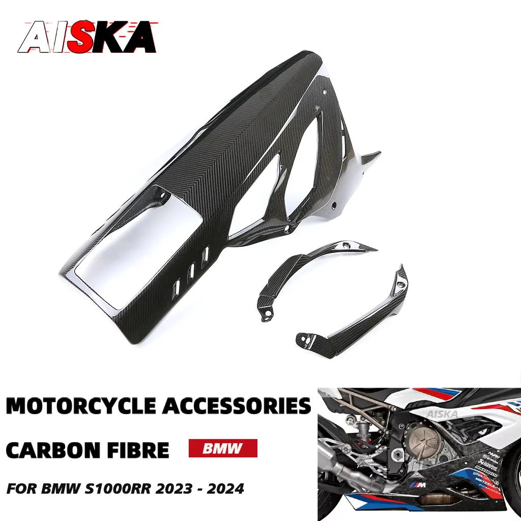 For BMW S1000RR S1000 RR 2021 2022 2023 2024 Motorcycle Carbon Fiber Longer Belly Pan Undertray Lower Fairing ORIGINAL VERSION