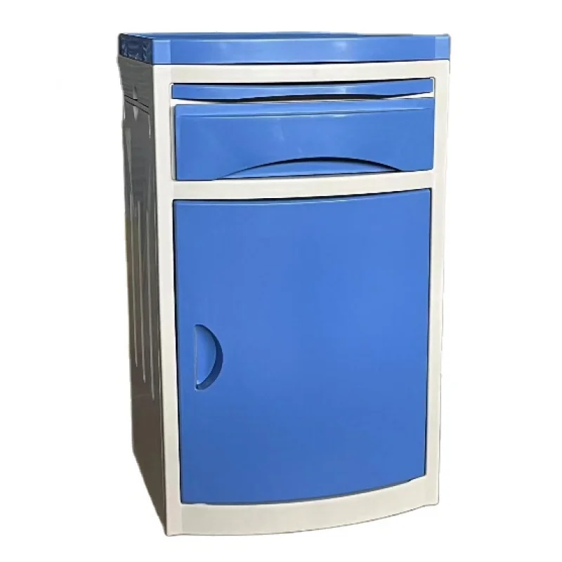 

Прикроватная тумбочка Custom.Blue для больниц, из АБС-пластика со стальными и металлическими элементами, прикроватный столик для пациентов, класс I, гарантия 1 год, онлайн-поддержка.