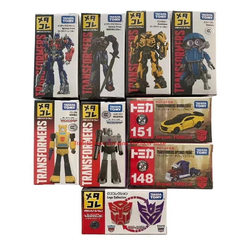 In Stock Takaratomy Transformers Marvel Alloy Doll Model Toy Optimus Prime G1 Bumblebee Megatron Figure Birthday Gift