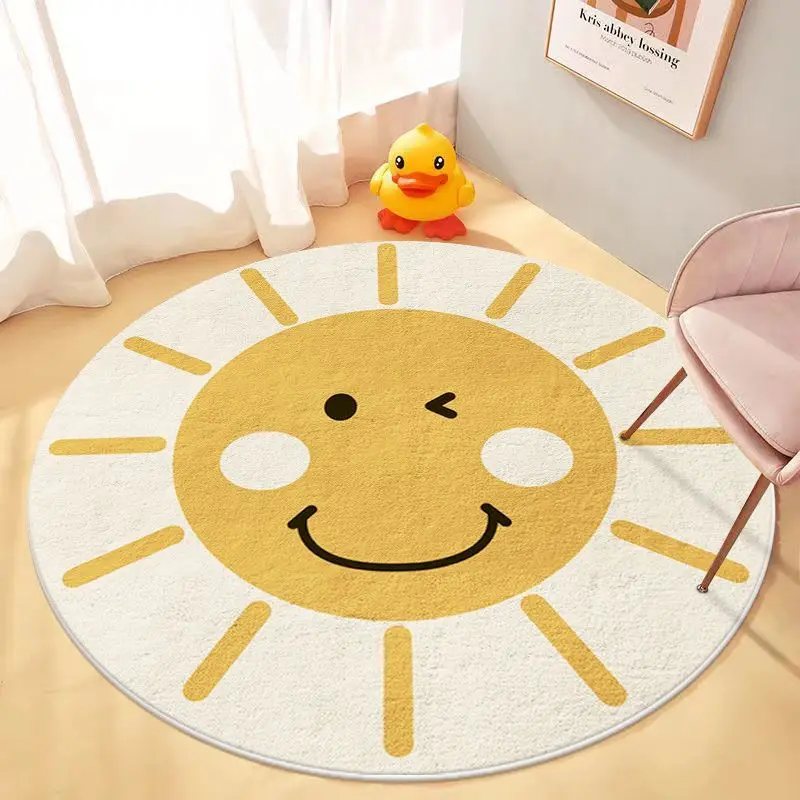 100X1200Cm Ronde Tapijt Dikker Pluche Kleed Baby Spelen Matten Baby Spel Mat Kids Tapijt Baby Vouwen Tapijt baby Tapijt Tatame Floor Mat