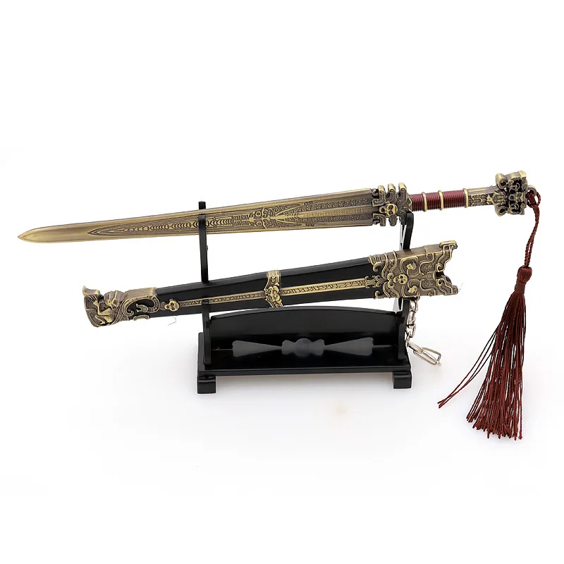 

22cm Ancient King Sword Creation of The God:Kingdom of Storms Movie Merchandise 1:6 Chinese Style Metal Weapon Miniatures Crafts