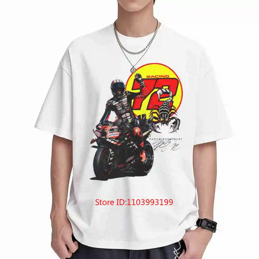 Marco Bezzecchi Bez GP 2025 Short Sleeve Tee 100% Cotton T-Shirt
