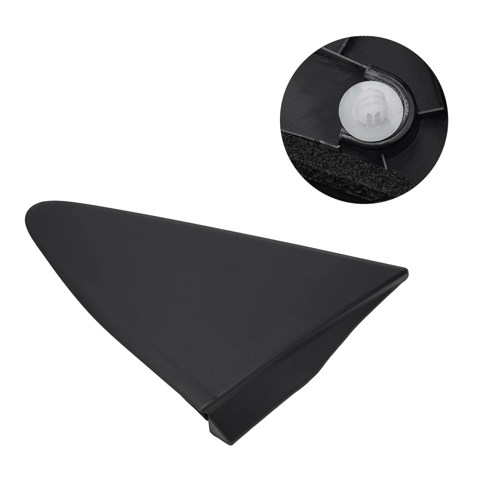 Front Corner Cover Left Side Rearview Mirror Triangle Accessories Black Cover For Yaris 2012-2014 High Quality