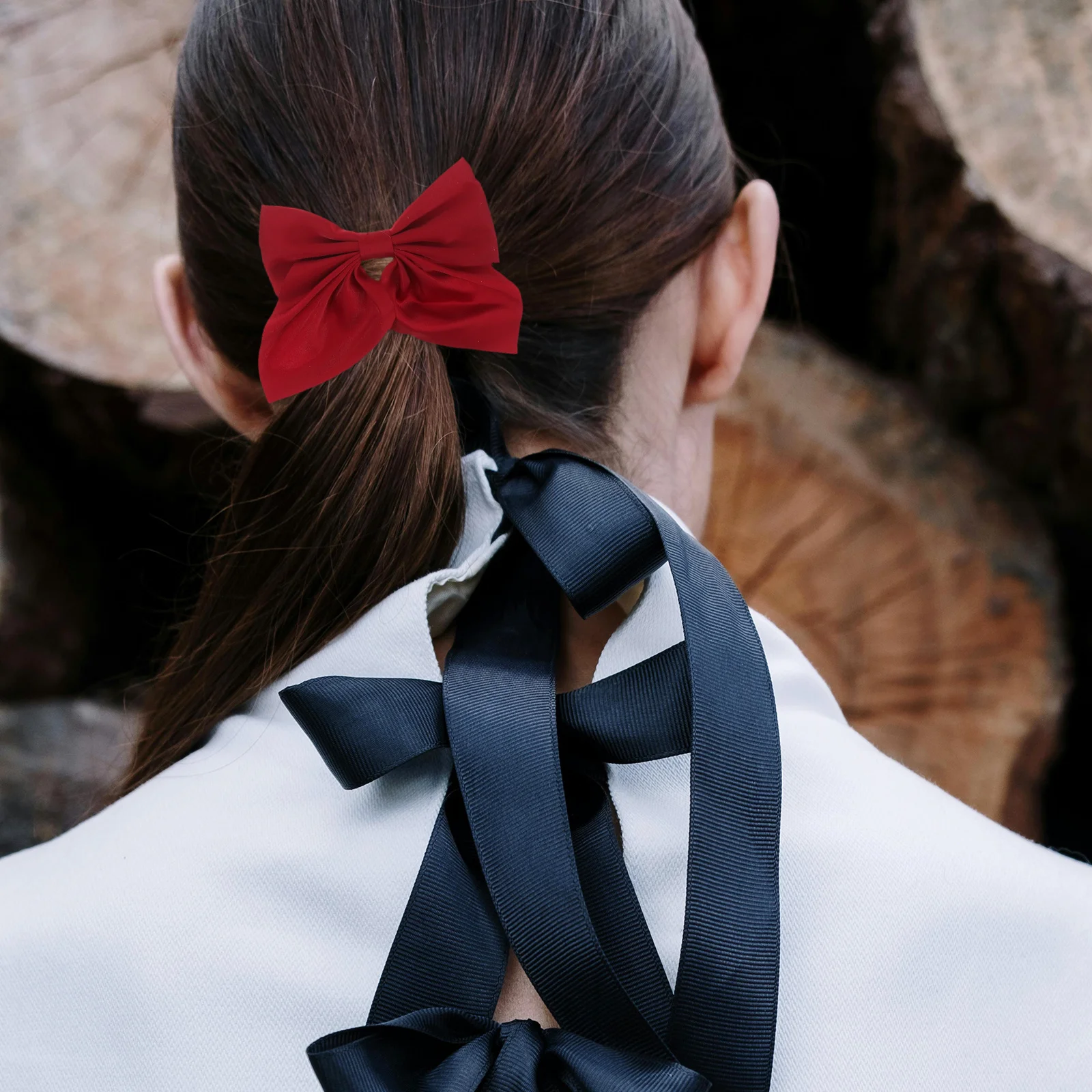 

8 шт., заколки для волос с бантом, легкие элегантные аксессуары для волос в стиле утконоса для женщин, офисная вечеринка, повседневная одежда