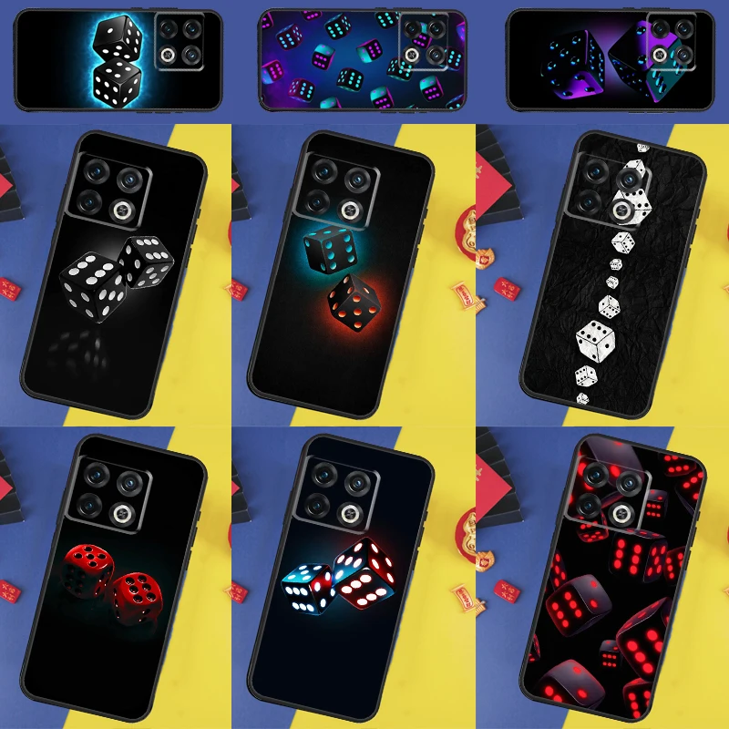 Dice Art For OnePlus Nord CE 2 Lite 2T N10 N20 N100 N200 Case For OnePlus 8T 9RT 10R 10T 8 9 11 10 Pro