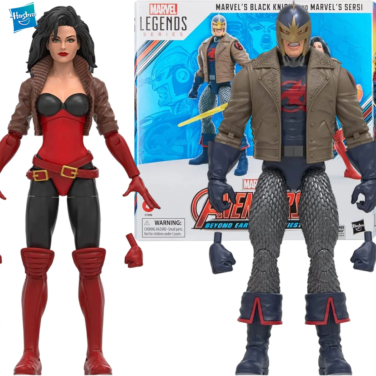 

Оригинальный Hasbro Marvel Legends Series Avengers Marvels Black Knight Sersi, экшн-фигурки, игрушки, коллекция кукол, модель, игрушки для хобби