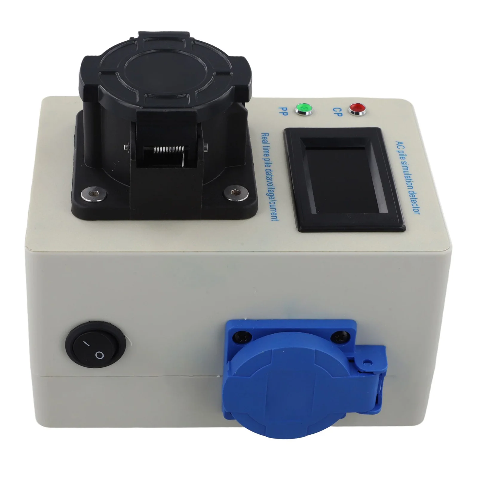 Electric Vehicle AC Charging Pile Tester with Protocol Interaction Testing and CP CC Circuit Normality Indicators